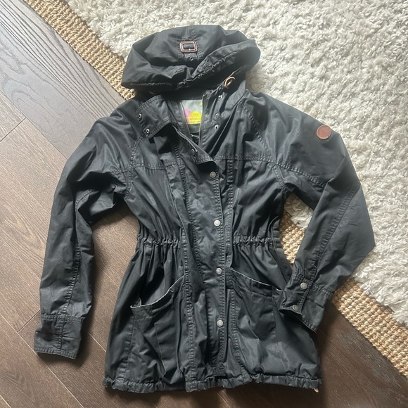 Propaganda mid length black water resistant coat - lightly used - Picture 1 of 3
